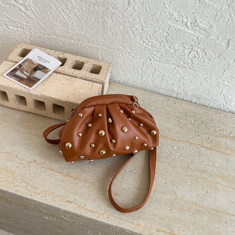 Retro Casual New-style Studded Crossbody Bag - Image 5