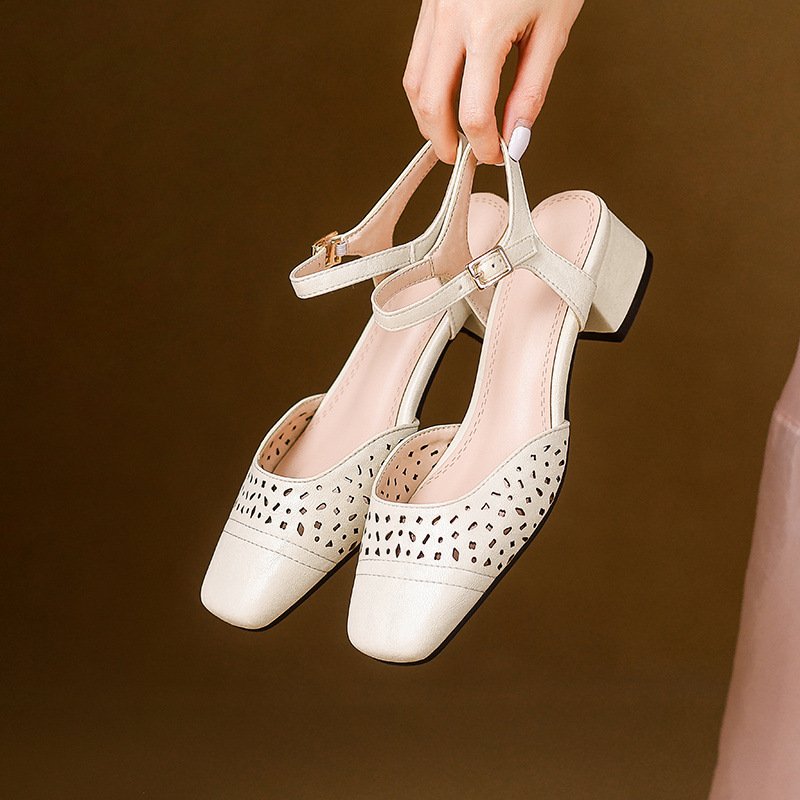 Chunky-Heel Fashionable Casual Sandals For Women