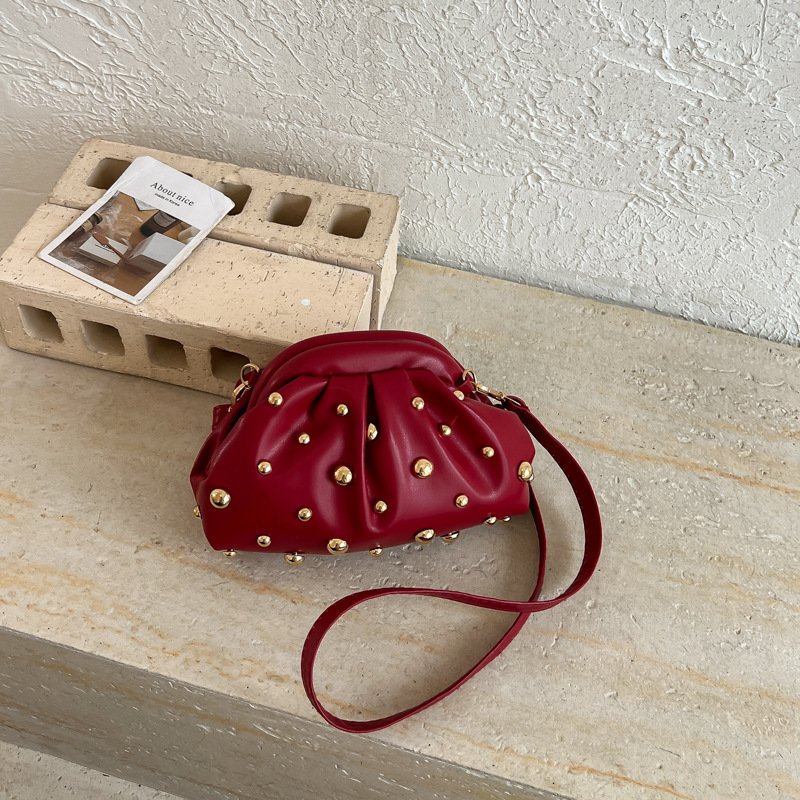 Retro Casual New-style Studded Crossbody Bag - Image 6