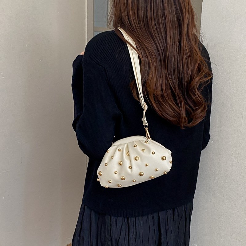Retro Casual New-style Studded Crossbody Bag - Image 3